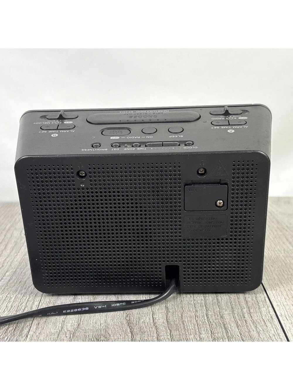 Sony Dream Machine Dual Alarm Clock Radio (Model ICF-C414)